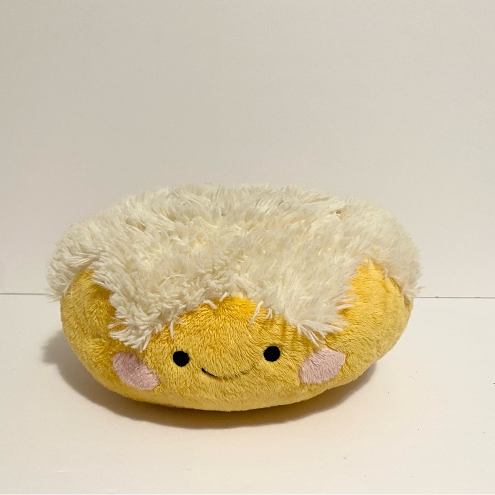 Cinnamon Roll Squishable Stuffed Animal Plush Kawaii Face Pastry Food Toy 10”